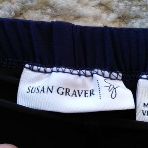 Susan Graver Spandex Lined Pants Size Medium - Picture 2 of 13
